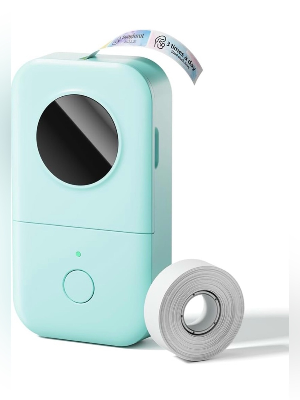 Phomemo D30 Portable Bluetooth Label Maker Bundle w/ Case & Manual – Mint Green